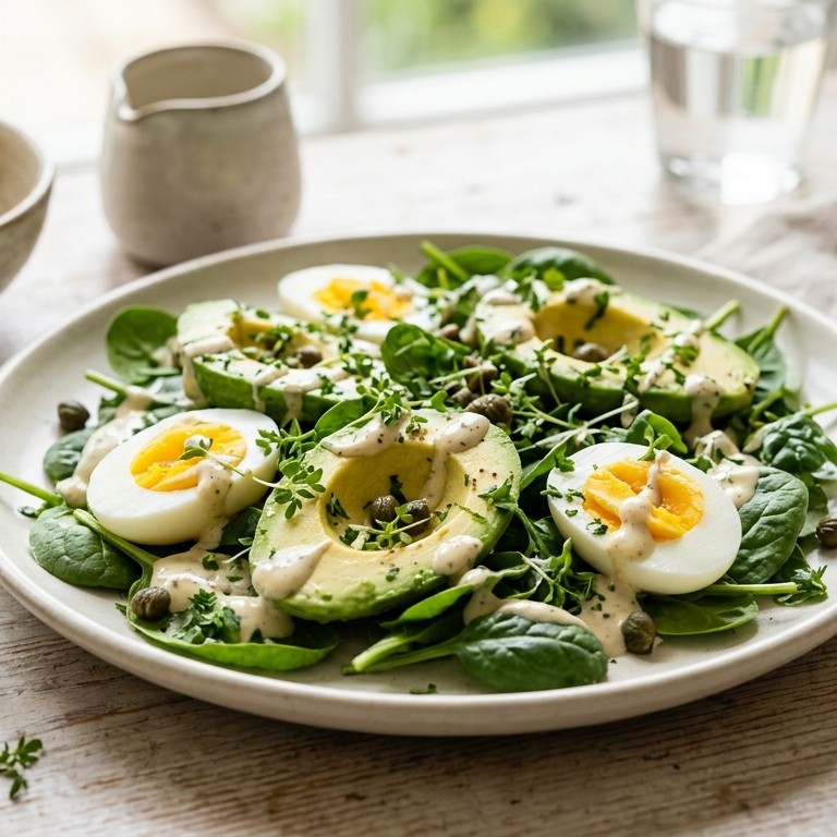Avocadosalade met eieren