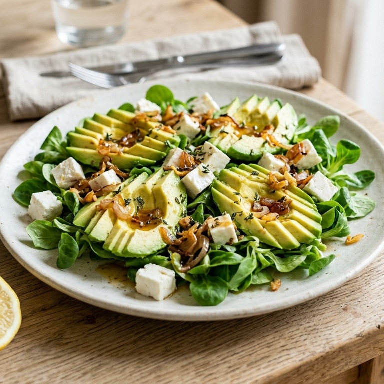 Avocadosalade met feta