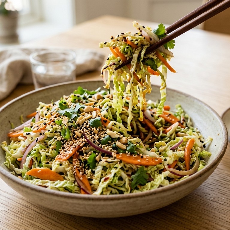 Aziatische koolsalade