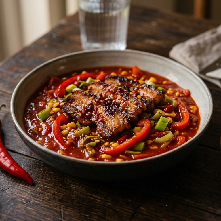 Babi pangang met paprika