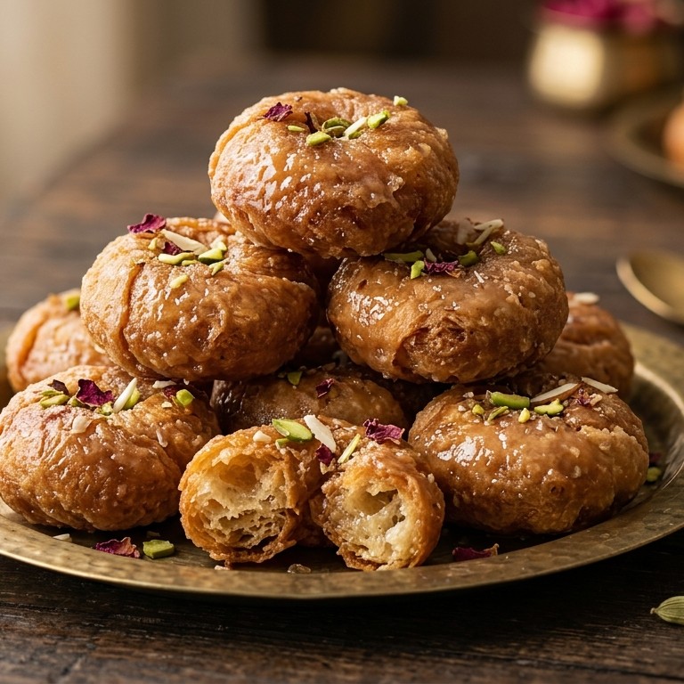Baloo shahi (Stroopkoekjes)