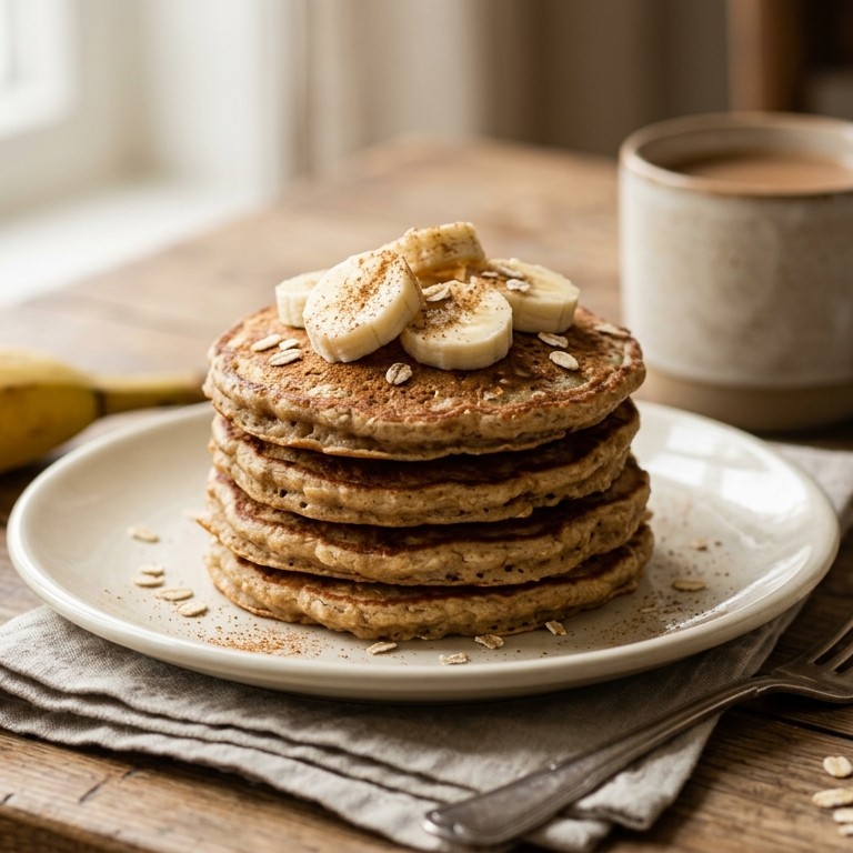 Banaan havermout pannenkoekjes