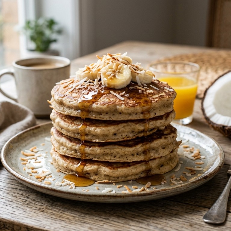 Banaan kokospannenkoek