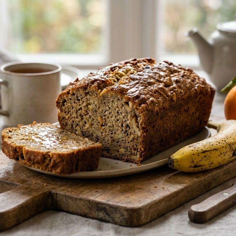 Banaan sinaasappelbrood