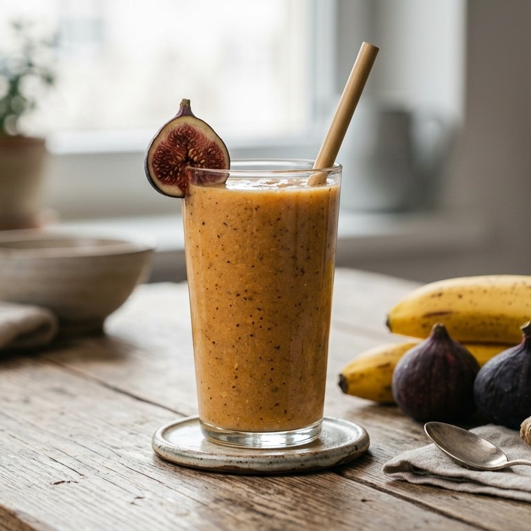 Banaan vijgen smoothie