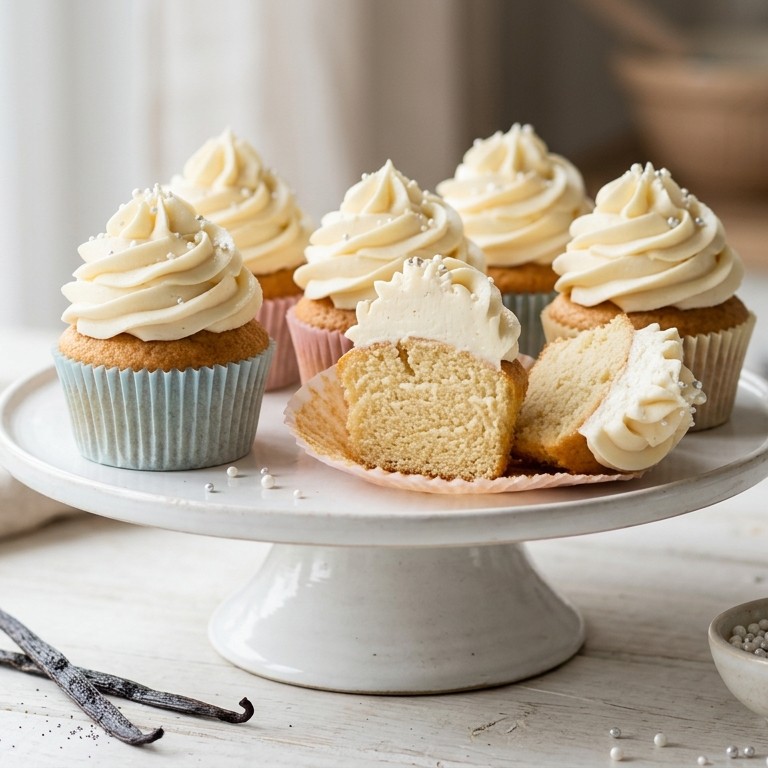 Basis vanillecupcake