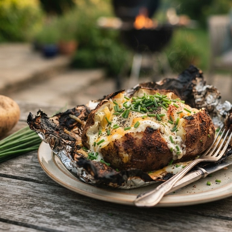 BBQ Aardappel met cajun kruiden