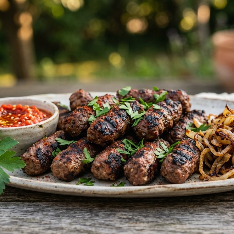 BBQ cevapcici spiesen