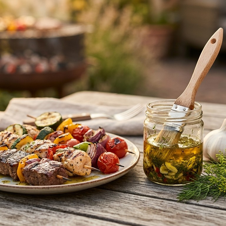 BBQ kruidige olie