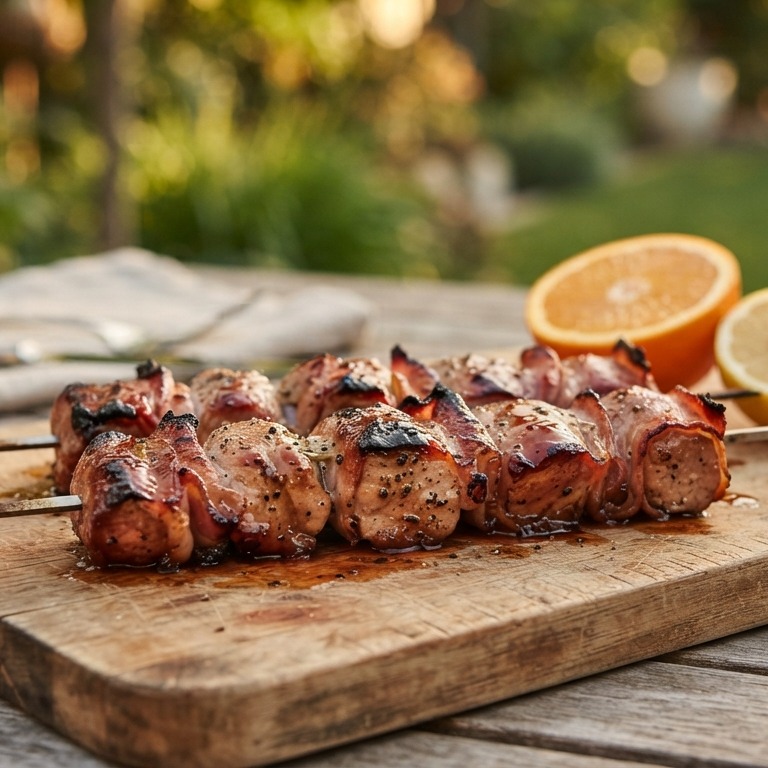 BBQ Varkensspies uit Californie