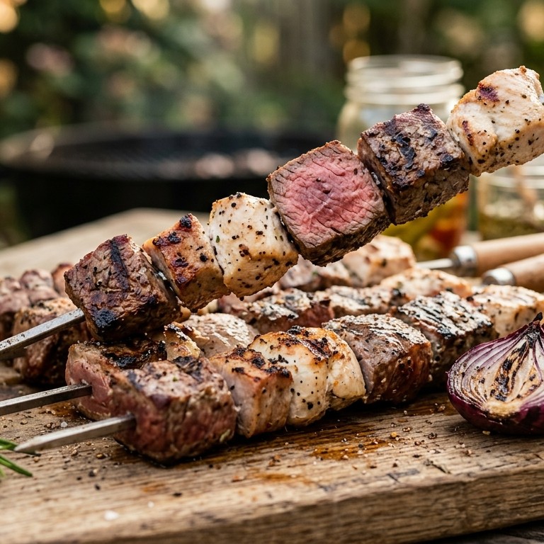 BBQ vleesspies
