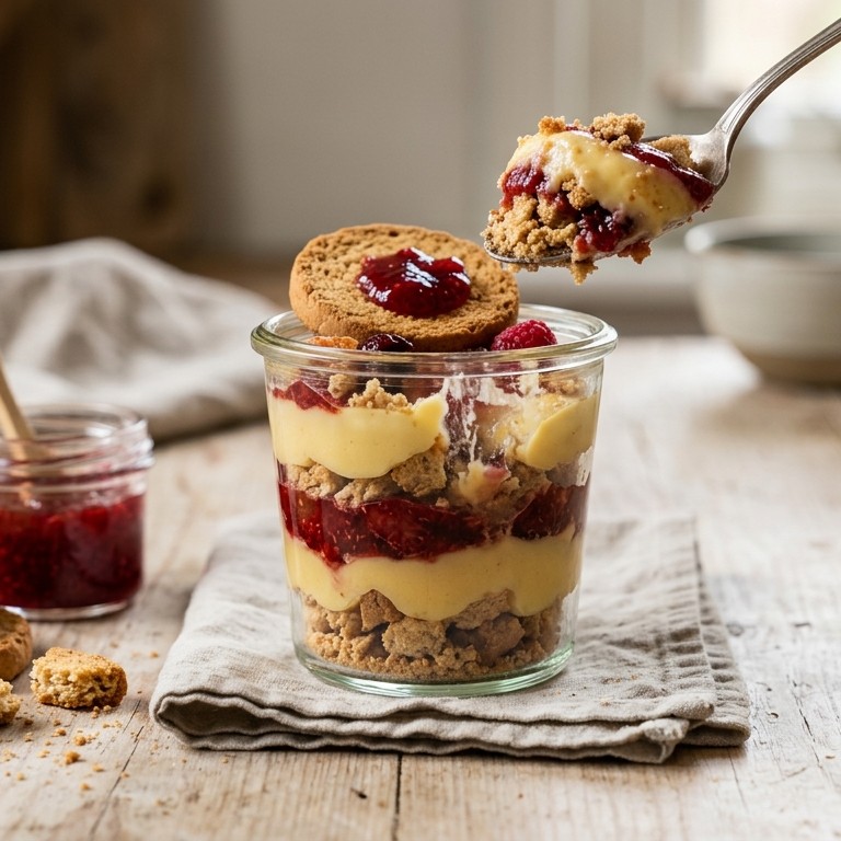 Beschuitcustard toetje