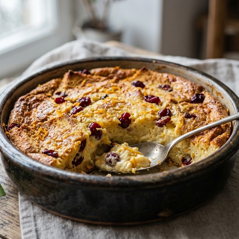 Beschuitpudding met sinaasappel