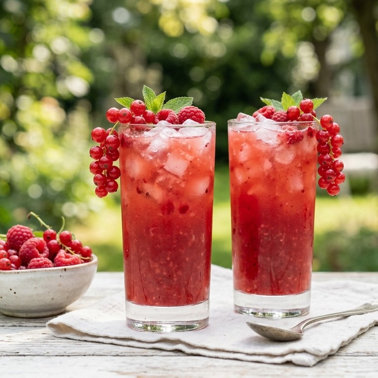 Bessen-frambozen-cocktail