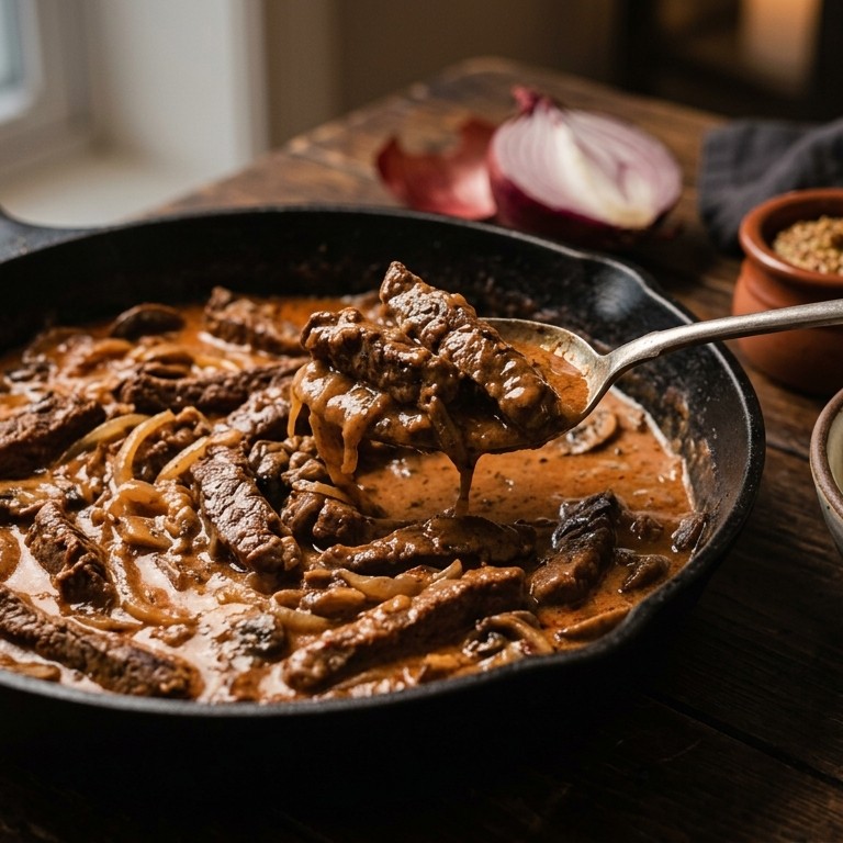 Bœuf Stroganoff