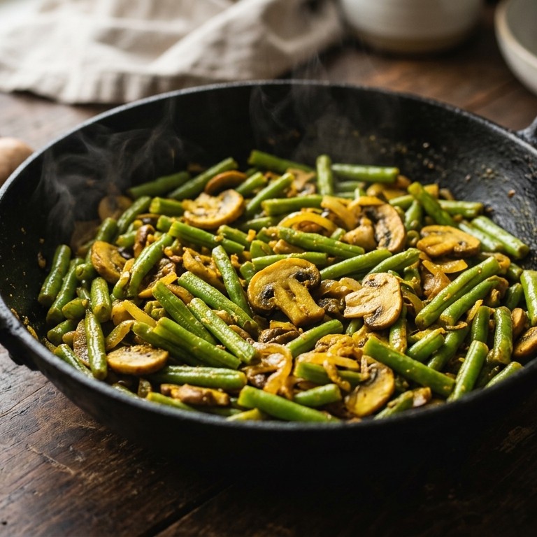 Bhaji van sperziebonen