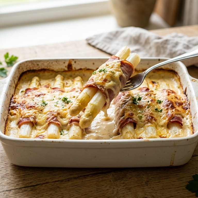 Bianca's asperge in een jasje
