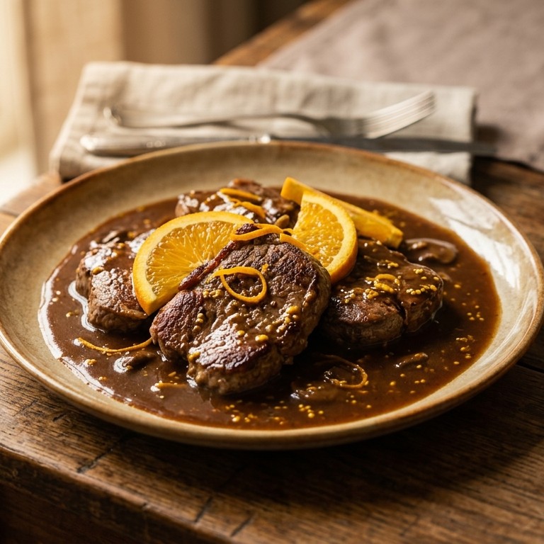 Bieflapjes met frisse jachtsaus
