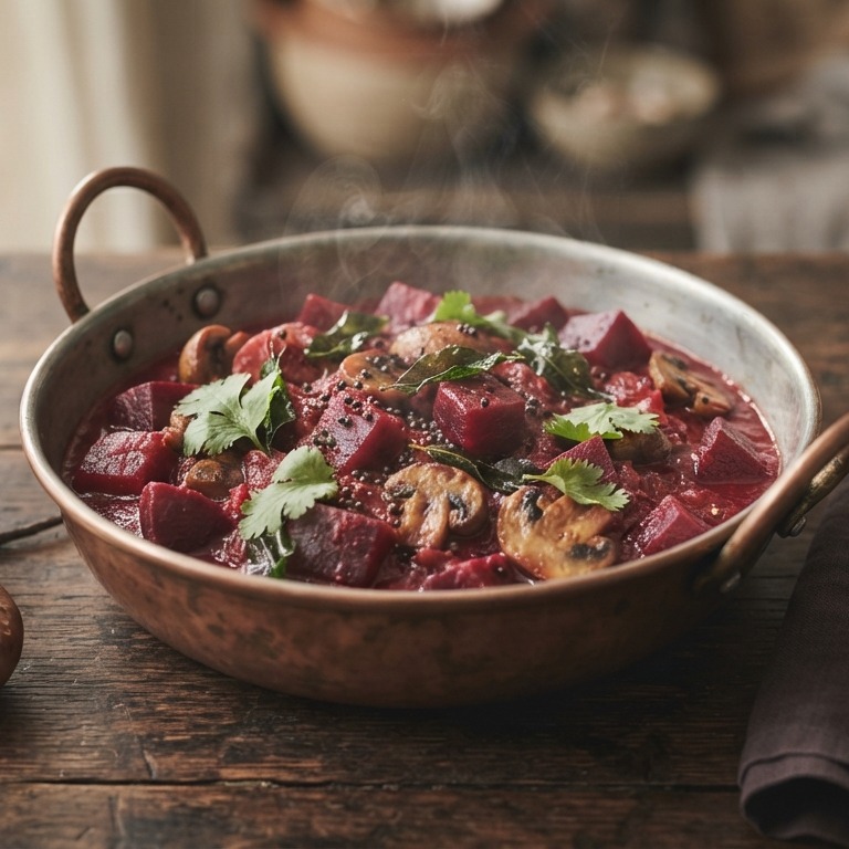 Bieten - champignon curry