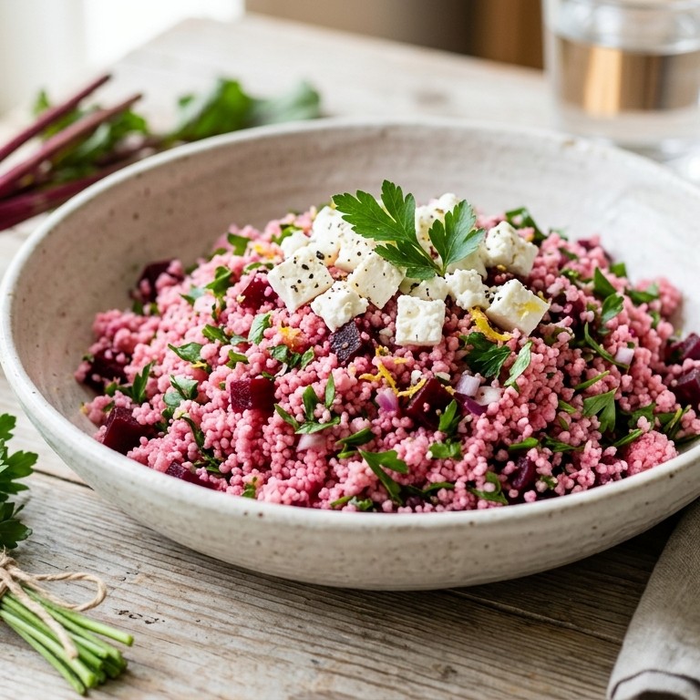 Bietencouscous met peterselie