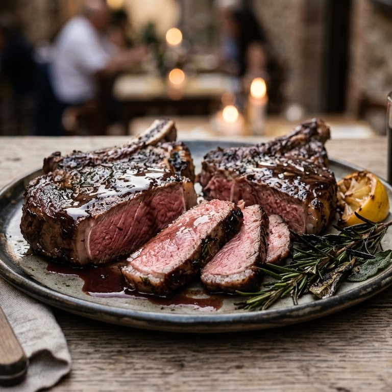 Bistecca al vino rosso