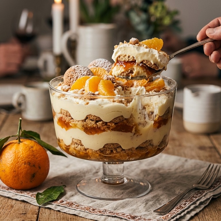 Bitterkoekjes triffle