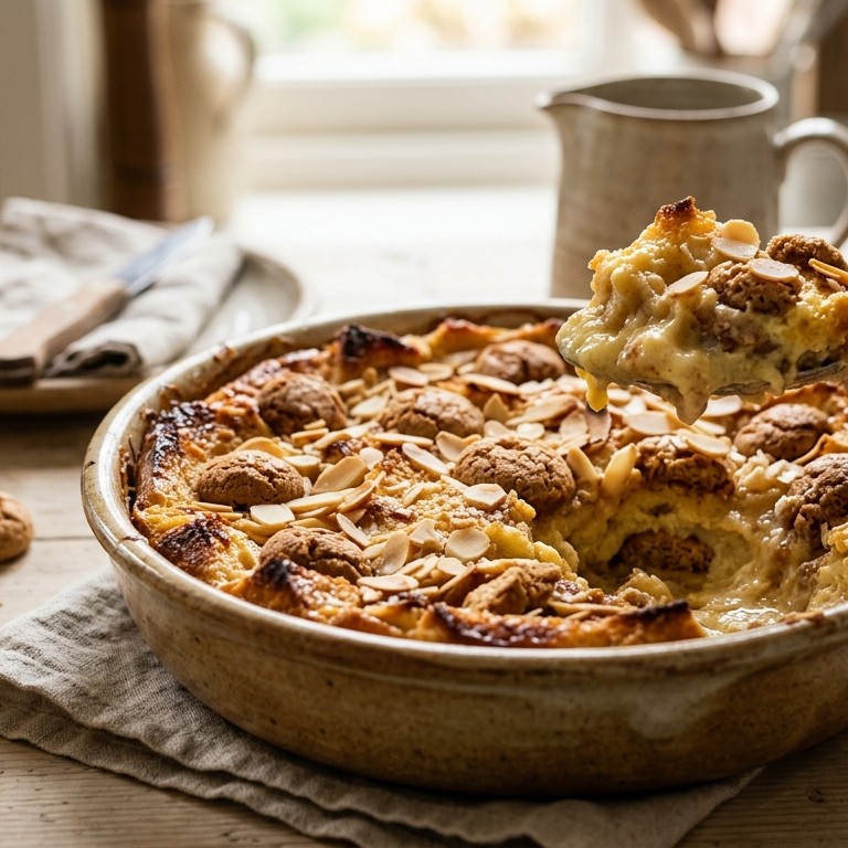 Bitterkoekjespudding