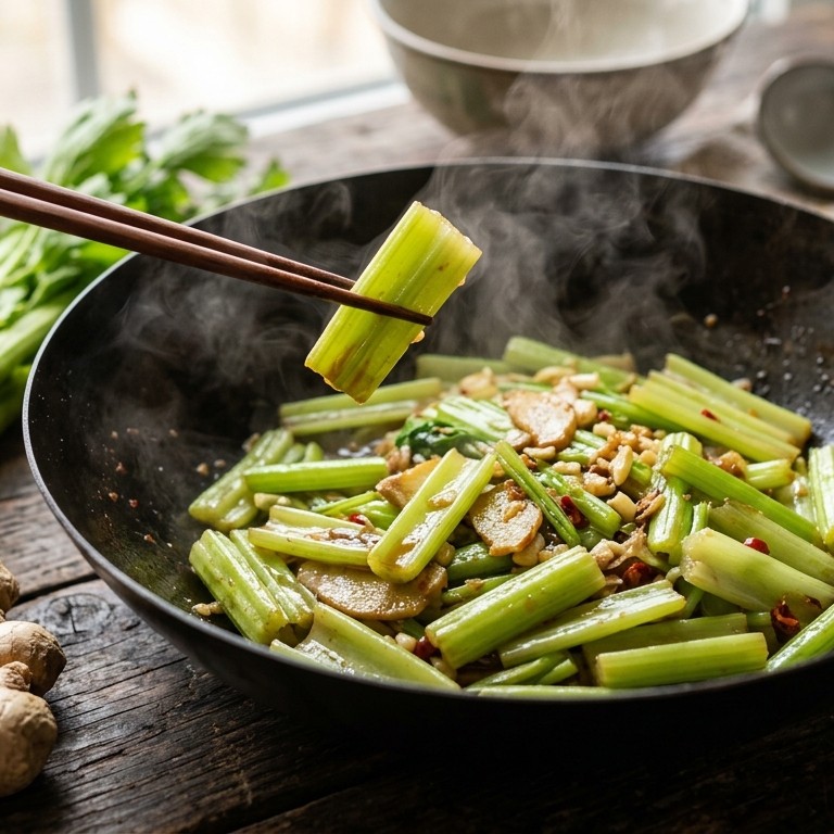Bleekselderie in oestersaus
