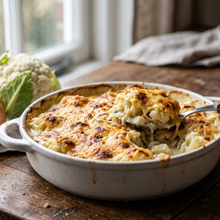 Bloemkool gratin