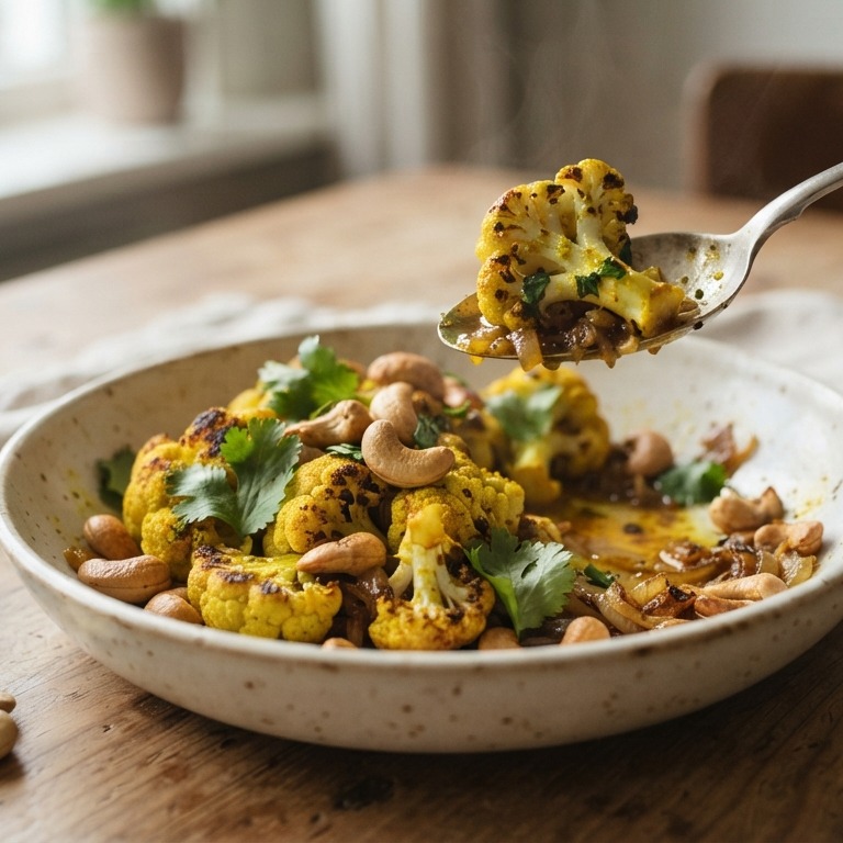 Bloemkool met cashewnoten