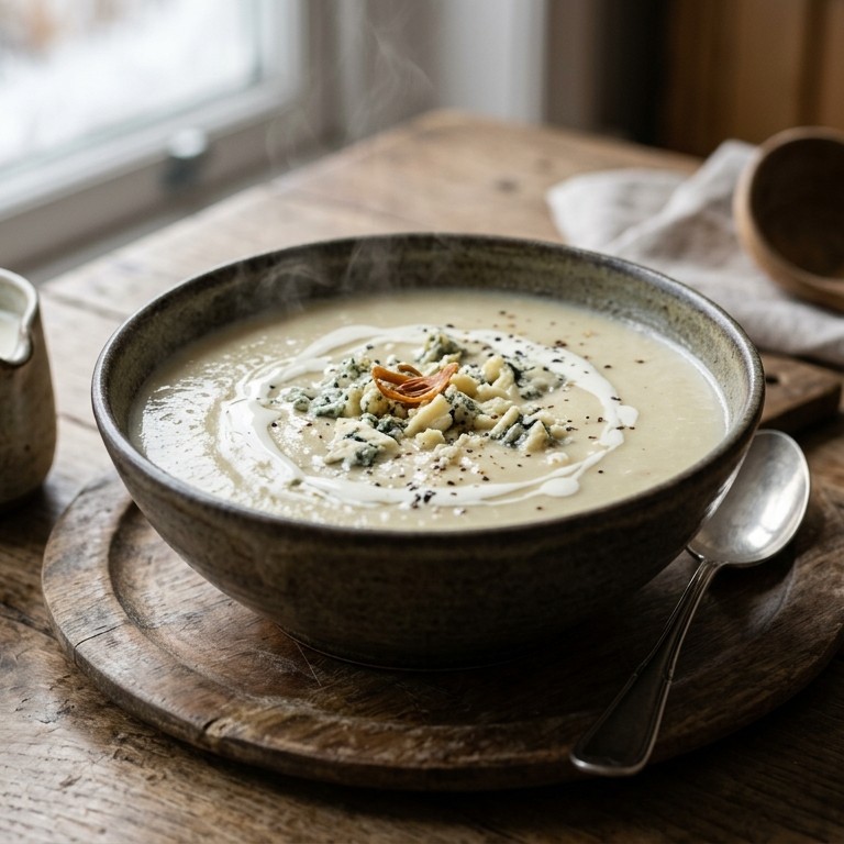 Bloemkoolsoep met blue stilton