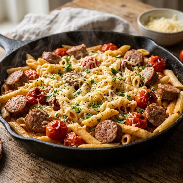 Boerenmetpasta
