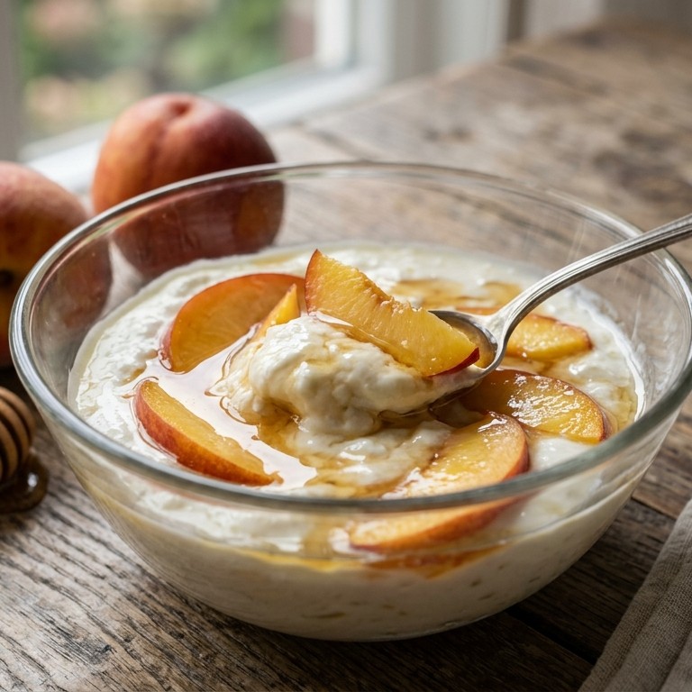 Boerenyoghurt met Nectarine en Honing