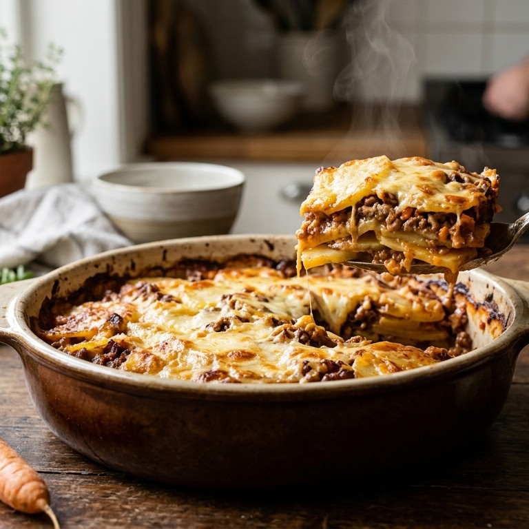 Bolognese-aardappelgratin