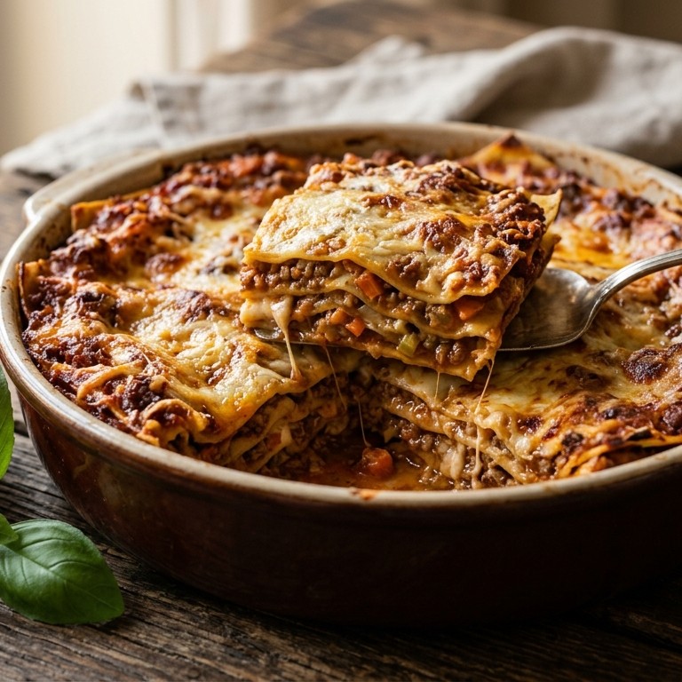 Bolognese lasagne