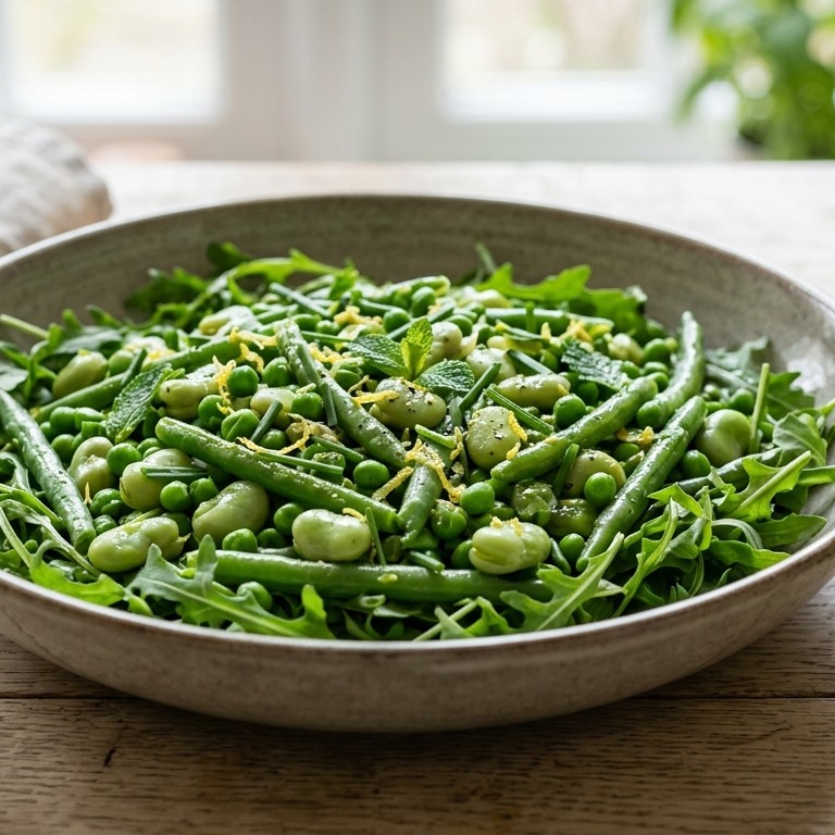 Bonen met rucola