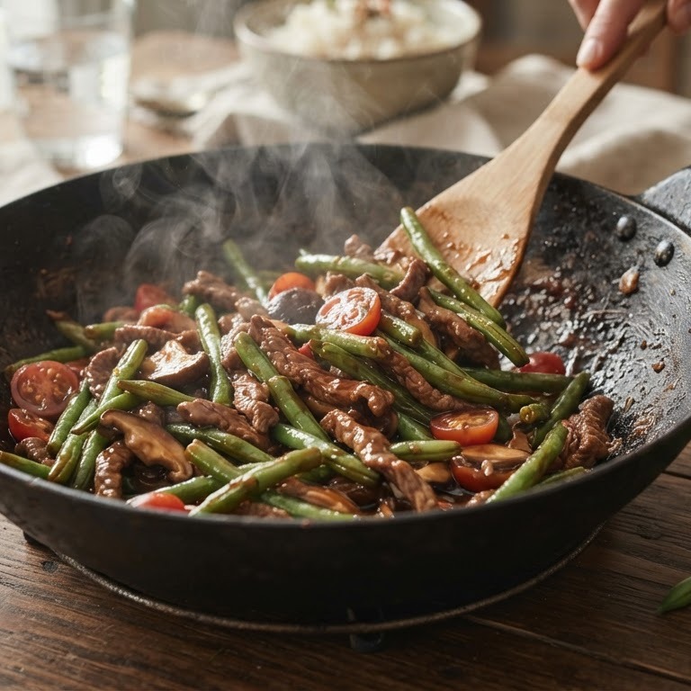 Boontjes uit de Wok