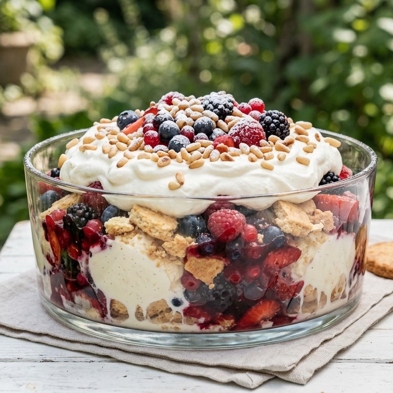Bosvruchtenijs voor buffet