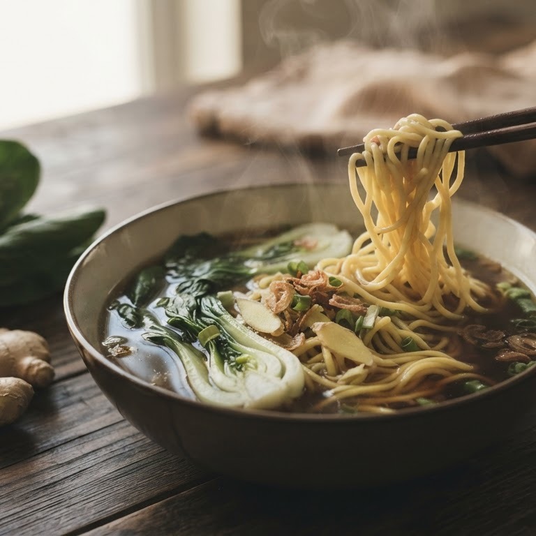 Bouillon met paksoi