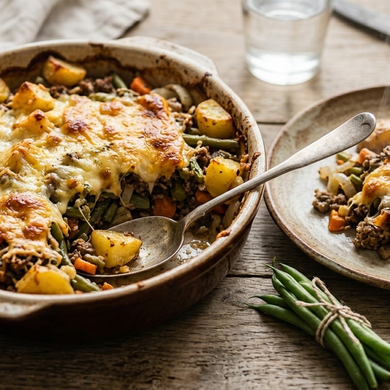 Bretonse gehaktschotel met aardappelen