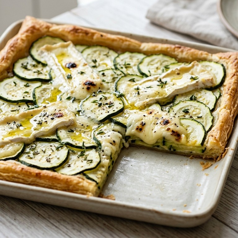 Brie-courgettetaart