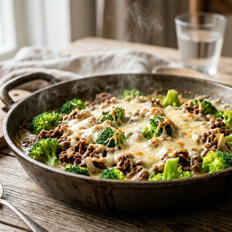 Broccoli gehaktpannetje
