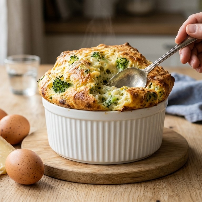 Broccoli-kaassoufflé