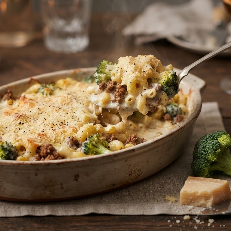 Broccoli/pasta schotel