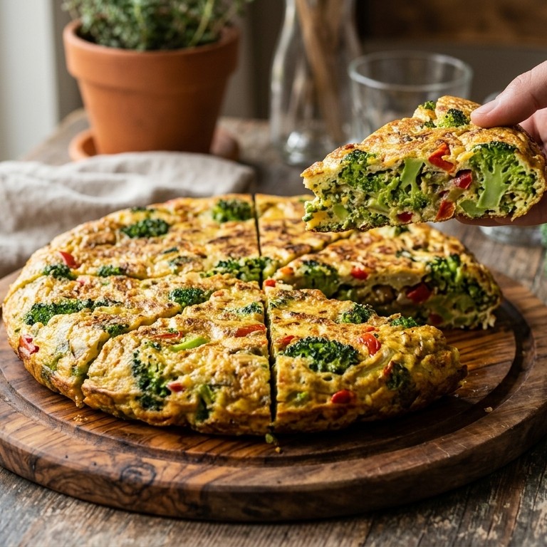 Broccoli tortilla Andalusië