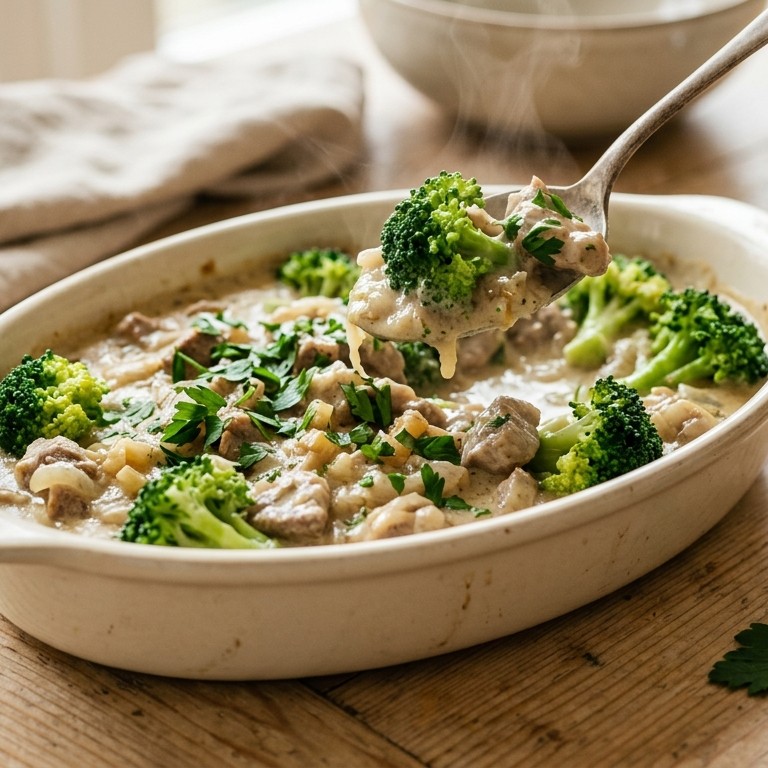 Broccolischotel met ragout