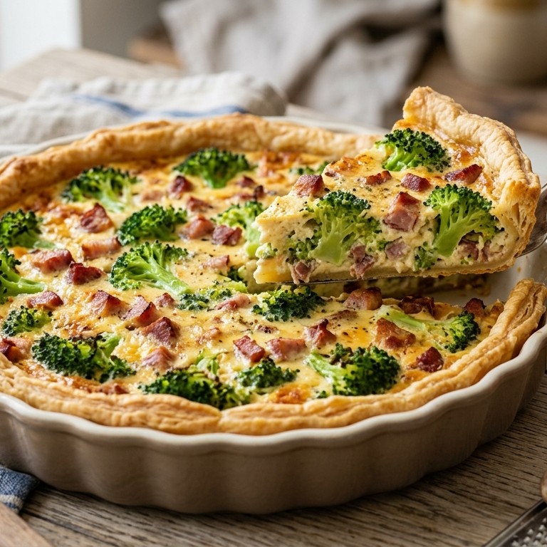 Brocolli quiche