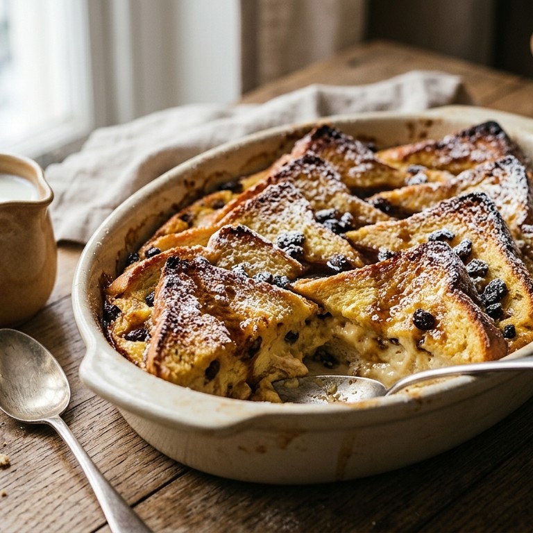 Brood en boterpudding