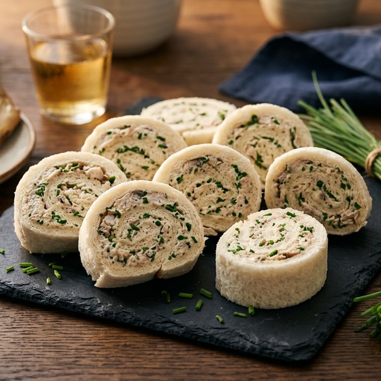 Broodmakreelrolletjes