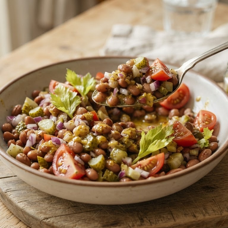 Bruine bonensalade